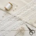One Side Border Shuttle Lace