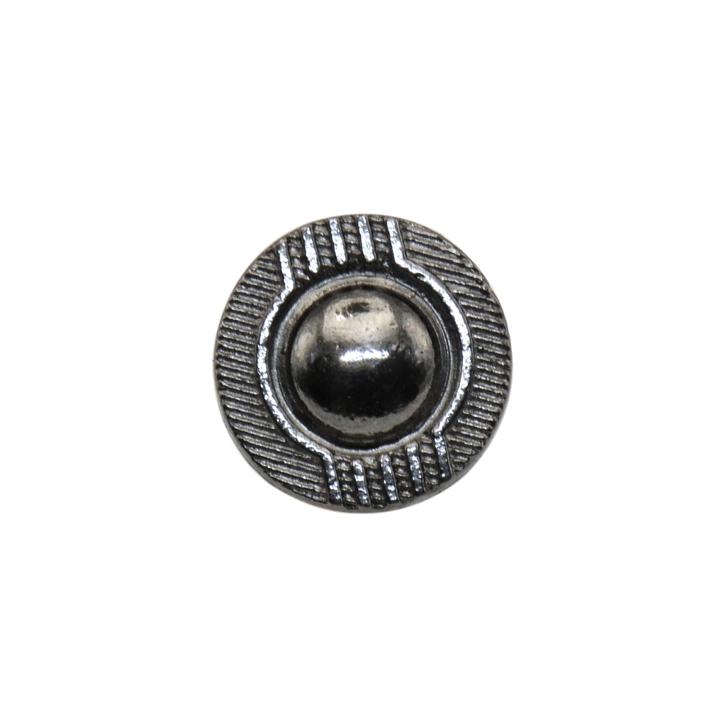 Border Lines Metal Shirt Button