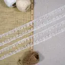 One Side Border Shuttle Lace