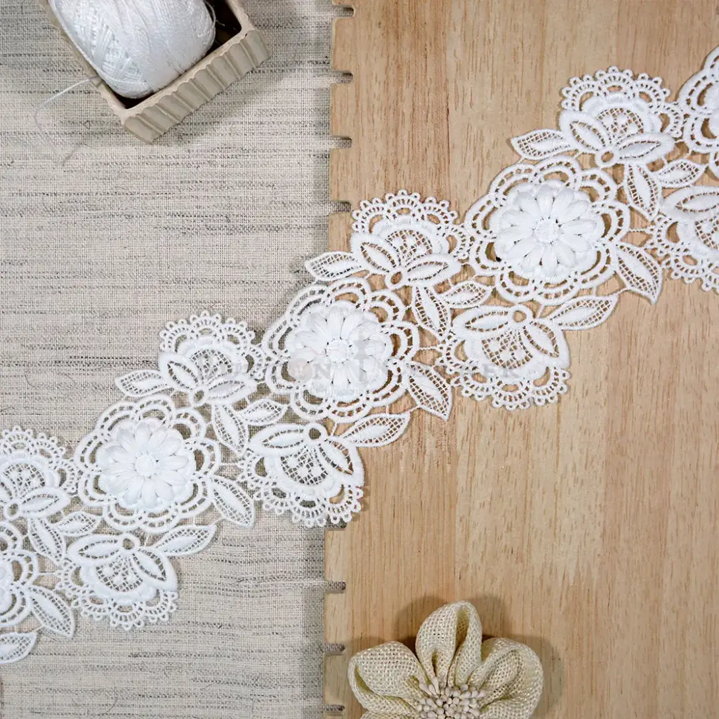 Blossom Design Shuttle Lace
