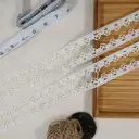 Embroidery Thread Metallic Yarn Sequence Lace