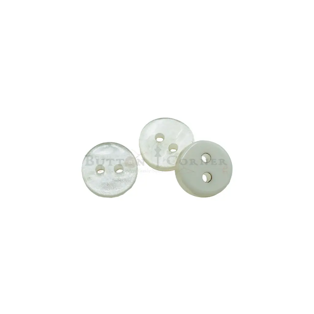 Flat Shape Classic Two-Hole Shirt Button