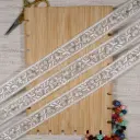 Embroidery Thread Sequence Net Lace