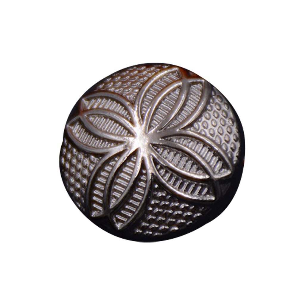 Flower Design Metal Suiting Button