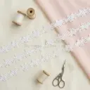 Flower & Leafs Design Shuttle Lace