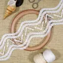 Double-Side Border Shuttle Lace