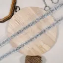 Metallic Yarn, Glass Beads, Sequence, Insert Lace