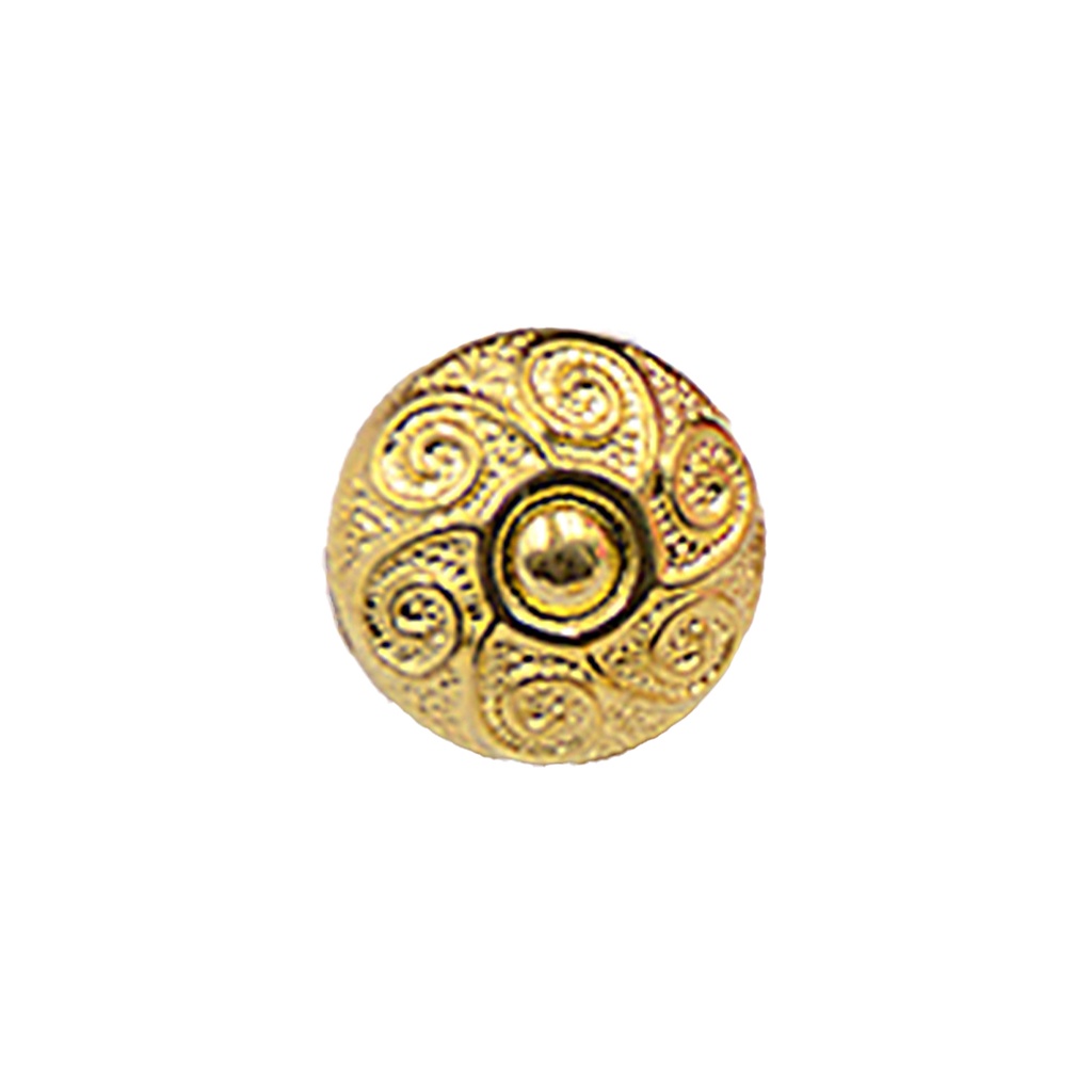 Design Center Plain Metal Shirt Button