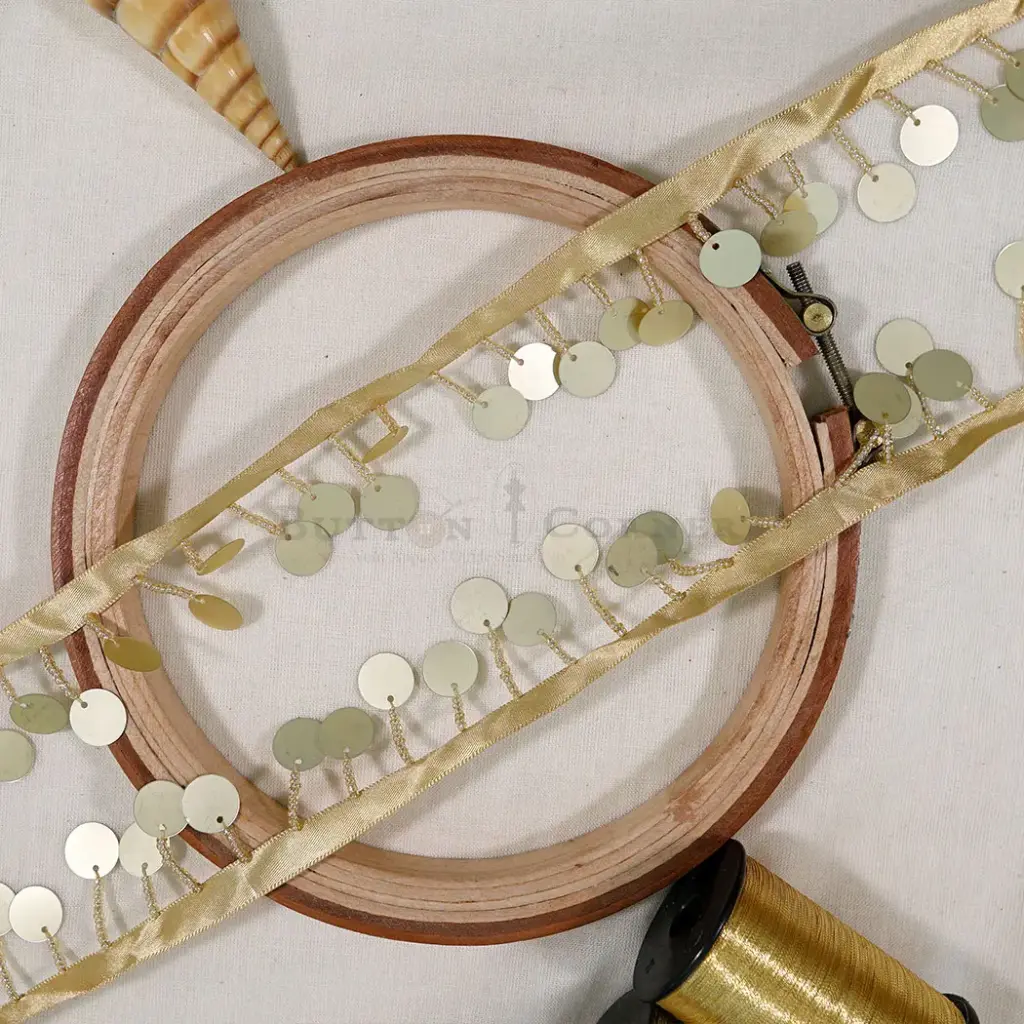 Glass Beads Sequence Hanging Lace