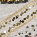 Glass Beads Sequence Hanging Lace