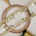 Glass Beads Sequence Hanging Lace