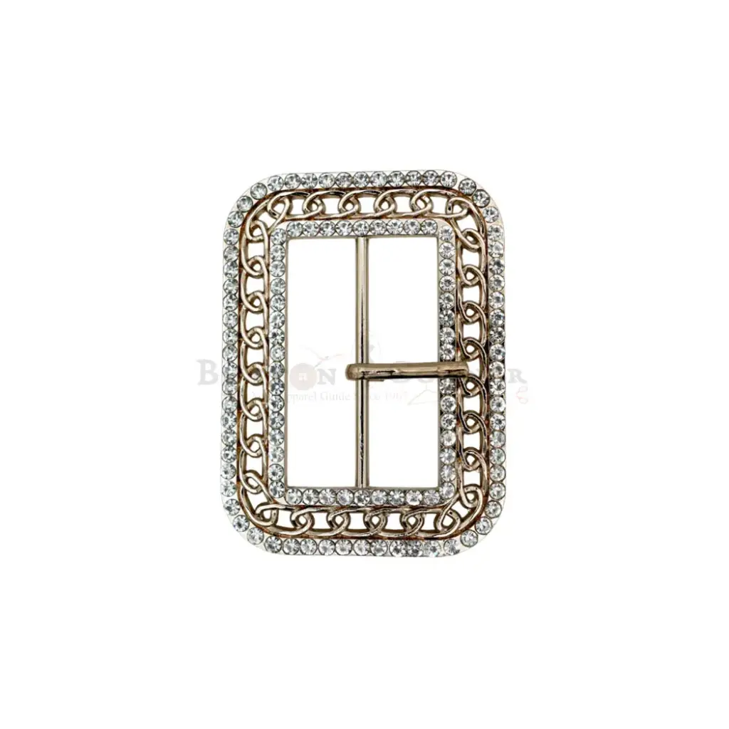 Luxury Fashion Diamante Big Trench Rectangular Buckle