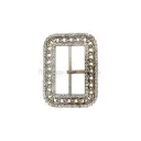 Luxury Fashion Diamante Big Trench Rectangular Buckle