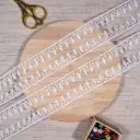One Side Border Shuttle Lace