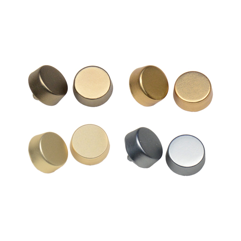 Smooth Surface Classic Metal Shirt Button