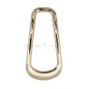 Gold-Finished Asymmetrical Skirt Buckle