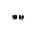 Classic Pearl-Style Dual-Side Capsule Shape Button 