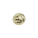 Circular Shape Swirling Design Metal Suiting Button
