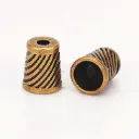 Cone-Shaped Spiral Ribbed Design End Cap