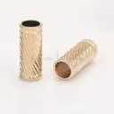 Diagonal Spiral Pattern Cylindrical Shape End Cap