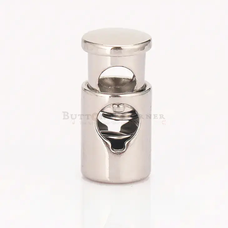 Adjustable Single-Hole Spring-Loaded Drawstring Cord Lock 