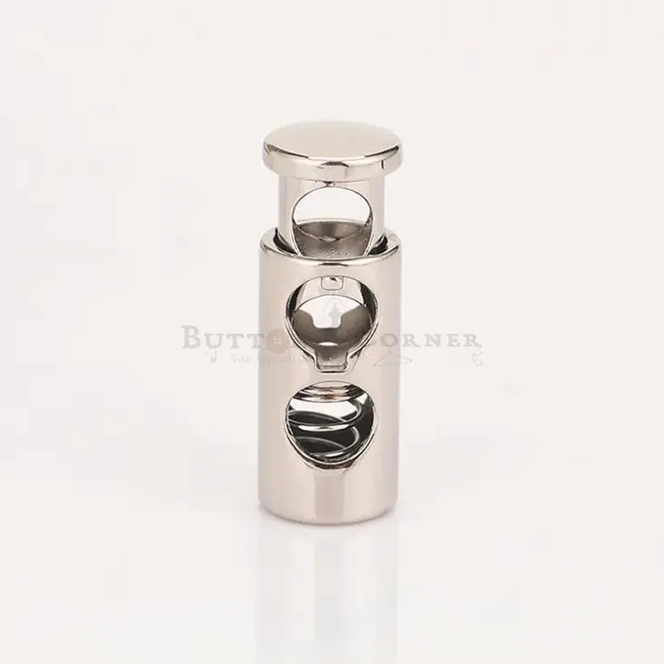 Adjustable Double-Hole Spring-Loaded Drawstring Cord Lock