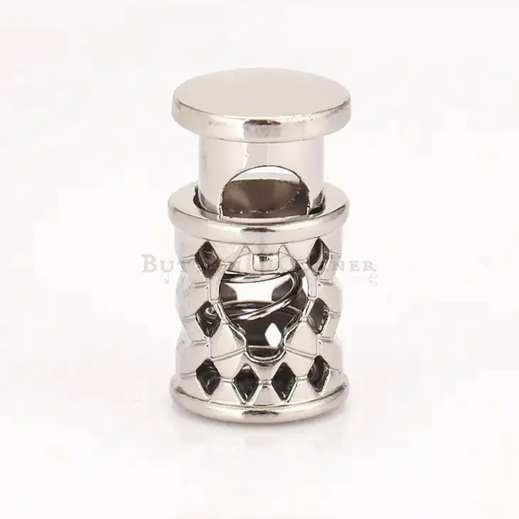 Cylinder Shape Spring-Loaded Cord Stopper