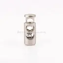 Dual-Hole Adjustable Spring-Loaded Drawstring End Cap
