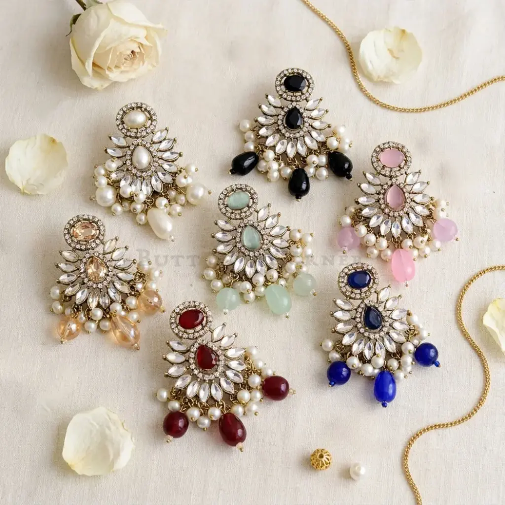 Fancy Kundan Button