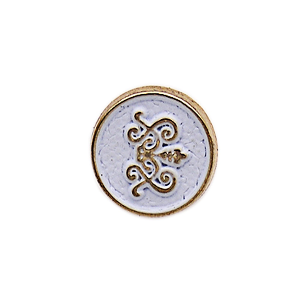 Venice Logo Metal Shirt Button