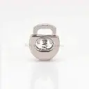 Rounded Metal Cord Lock With Webbing Loop