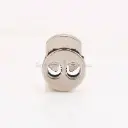 Adjustable Minimalist Circular Shape Dual-Hole Cord Lock