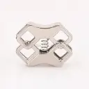 Geometric Shape Dual-Slot Spring Cord Lock 