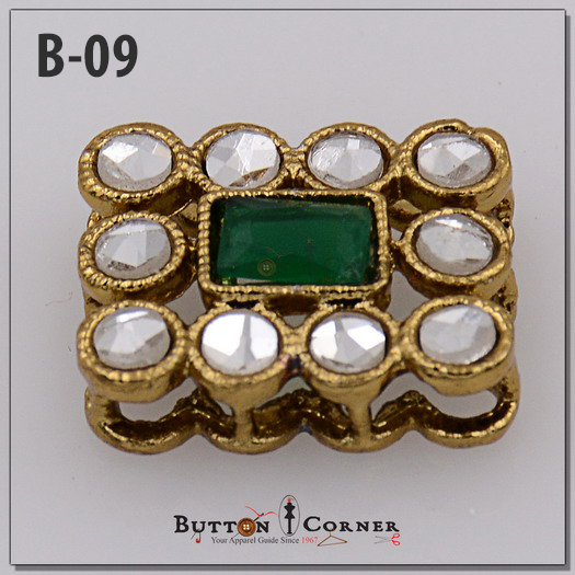 Fancy Kundan Button