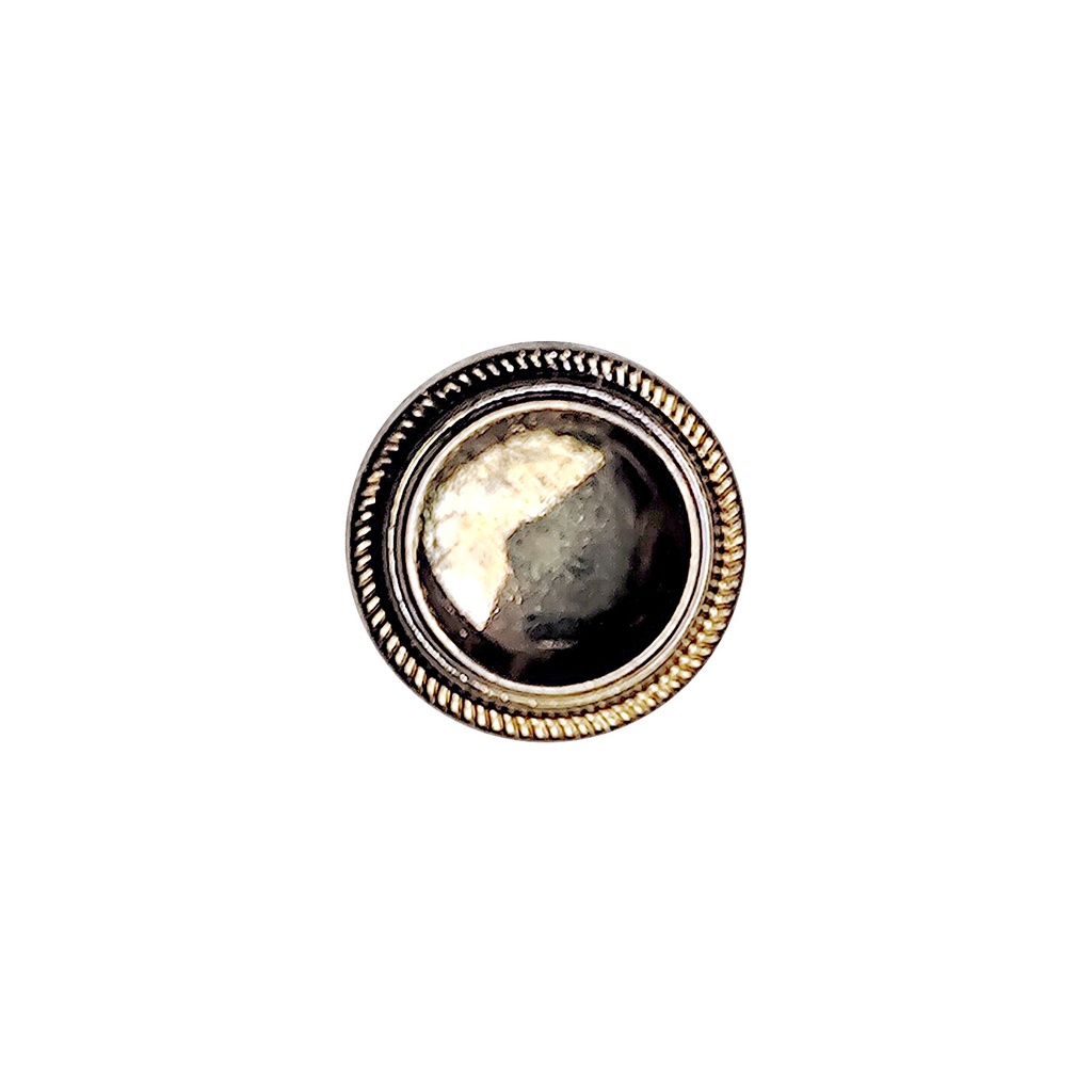 Double Circle Metal Shirt Button