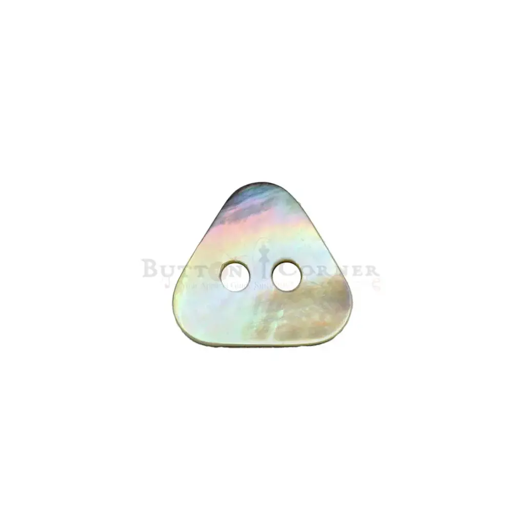 Agoya China Triangle Shape 2 Hole Shell Button