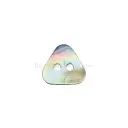Agoya China Triangle Shape 2 Hole Shell Button