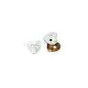 Agoya China Heart Shape 2 Hole Shell Button