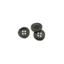 4-Hole Pebble Round Triangle Wooden Button