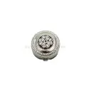 Classic Cut-Out Pattern With Sunburst Medallion Border, Fancy Cover Button