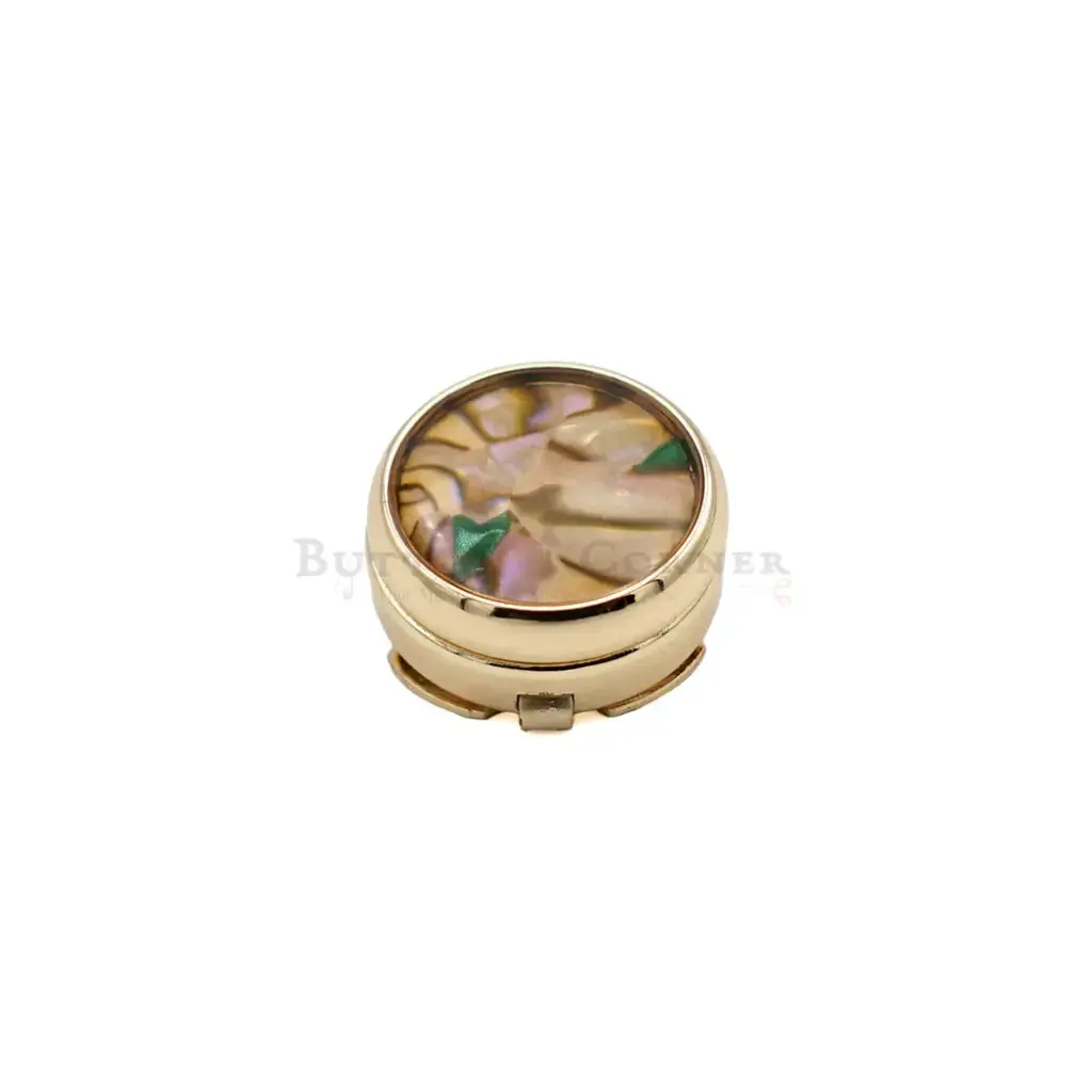 Artificial Shell Inlay Decorative Cover Button
