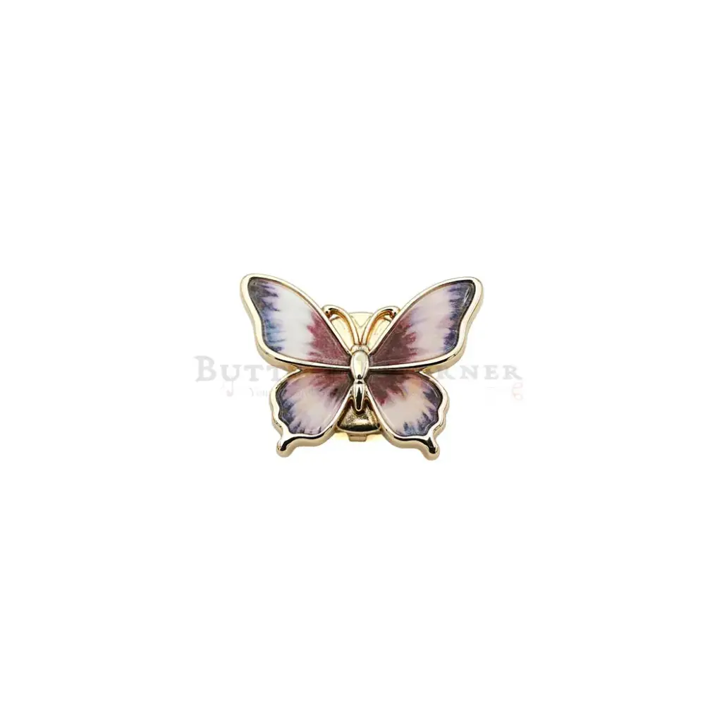 Artisan Butterfly Design Fancy Cover Button