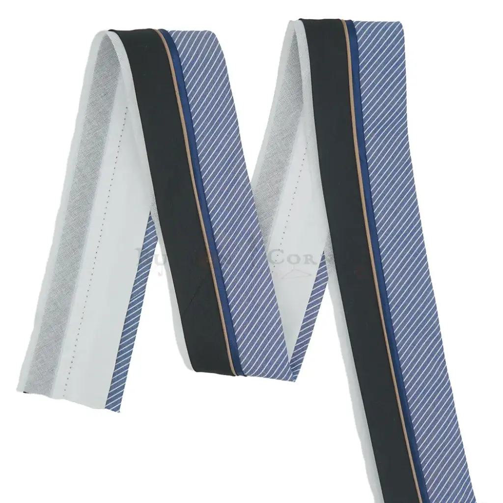 Black Base Lining Fabric Waistband Tape