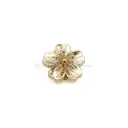 Cherry Blossom Style Fancy Cover Button With Centre Detailed Stamen