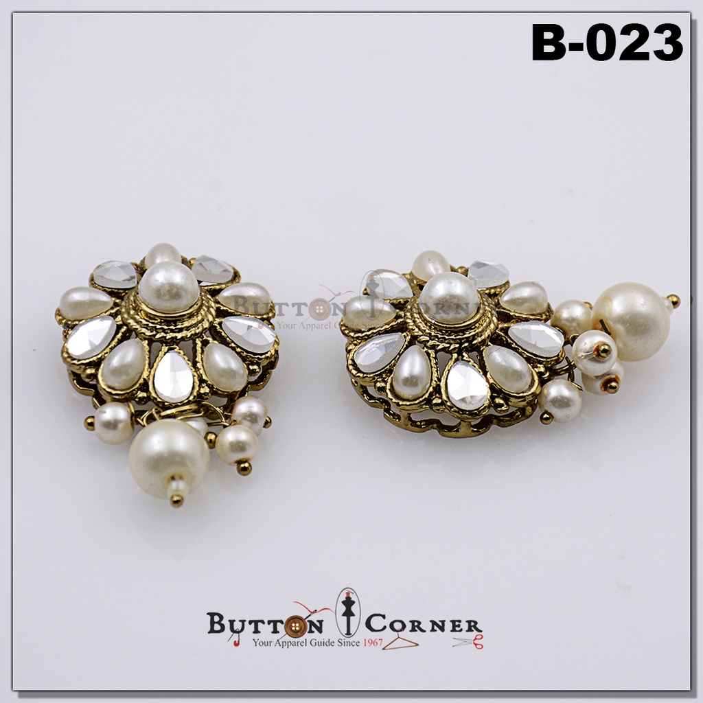 Fancy Kundan Button