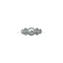 Silver Base Fancy Kundan Button