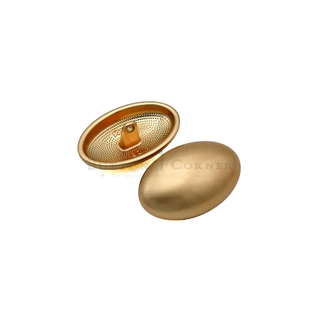 Smooth Convex Design Metal Button with Shank Back