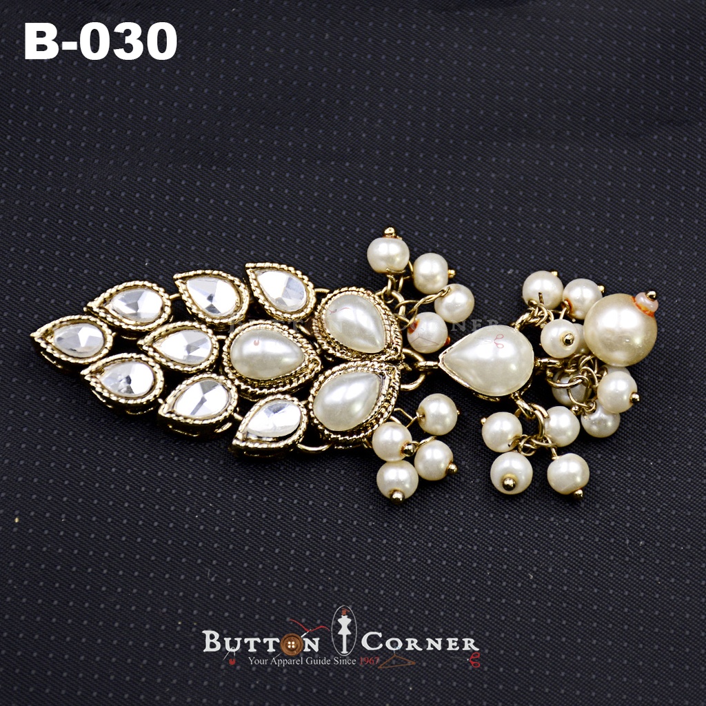 Fancy Kundan Button