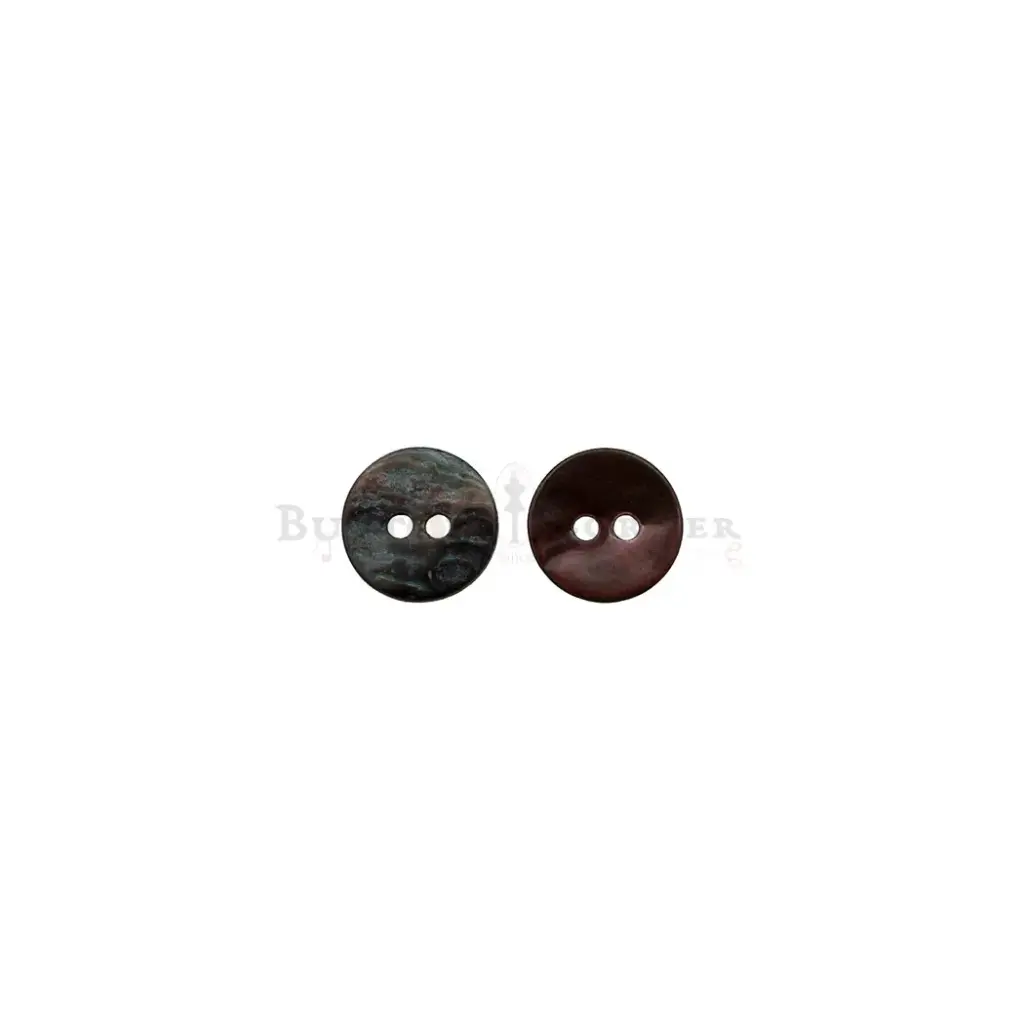 Agoya Japan in Coloured Round Shape 2 Hole Shell Button