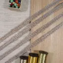 Circular Pattern with Sequence Centred Fancy Lace With Double Side Border